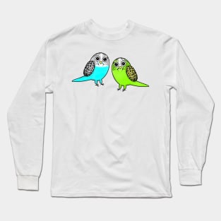 Cute Budgies! Long Sleeve T-Shirt